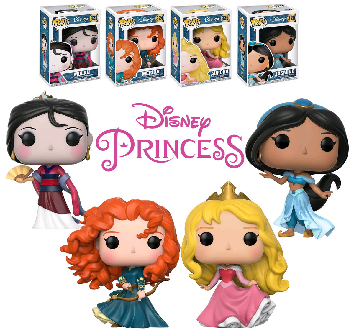 Funko POP! Disney Princesses Bundle (4 POPs) Aurora
