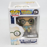 Funko POP! Movies Back To The Future #236 Dr Emmett Brown Exclusive New Box Damaged