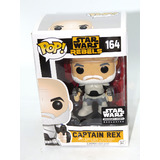 Funko POP! Star Wars Rebels #164 Captain Rex - Smugglers Bounty Exclusive - New, Box Damaged
