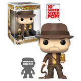 Funko POP! Movies #885 Indiana Jones 10" Super Size #1 - Disney Parks Import - New, Slight Box Damage