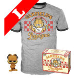 Funko Pop! Tees #20 Comics POP! Vinyl & T-Shirt Box Set - Garfield (Flocked) Import - New, Mint [Size: Large]