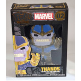 Funko POP! Pin Pin Marvel #02 Thanos - New, With Minor Box Damage