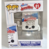 Funko POP! Ad Icons Foodies Hostess Donettes #81 Powdered Donettes - New, With Minor Box Damage
