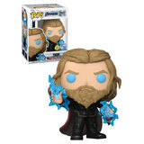 Funko POP! Marvel Avengers Endgame #1117 Thor With Thunder (Glows In The Dark) - New, Mint Condition