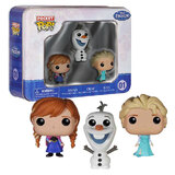 Funko Pocket POP! Disney Frozen (Anna, Elsa, Olaf) 3-Pack Tin - New, Mint Condition
