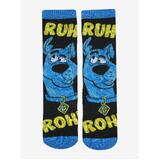 Scooby-Doo Ruh Roh Scooby Crew Socks By Hyp - Shoe Size 5-12 - New