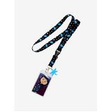 Coraline Dragonflies Allover Print Lanyard - New, With Cardholder & Charm