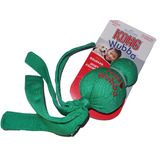 KONG Holiday Wubba For Dogs in Two Christmas Colours - Large [Colour: Green]