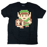 Loot Crate 8-bit The Legend Of Zelda 'Link Map' T-Shirt Licensed New