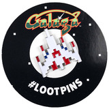 Galaga Enamel Pin/Brooch By Loot Crate - Licensed - New, Mint Condition