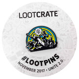 Unite 2.0 Theme Enamel Pin/Brooch By Loot Crate - New, Mint Condition