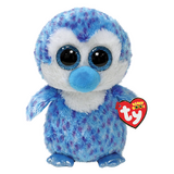 TY Beanie Boos Tony Blue Penguin (FightMND For MND/ALS) 6” Beanie Baby - New, With Tags