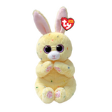 TY Beanie Bellies Cream Yellow Bunny 8” Beanie Baby - New, With Tags