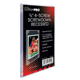 Ultra PRO 1/4" 4-Screw Screwdown Recessed Holder For Collector Cards