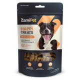 Happitreats Skin & Coat 30's (200g) Health Treats For Dogs By ZamiPet - New, Sealed
