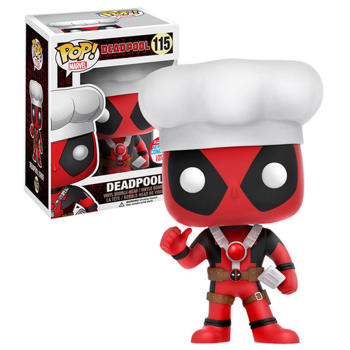 Funko POP! Marvel Deadpool #115 Deadpool (Chef) - 2016 New York Comic Con (NYCC) Limited Edition - New, Mint Condition