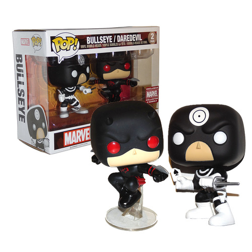 Funko POP! Marvel Collectors Corps EXCLUSIVE Daredevil and Bullseye Twin Pack NMIB