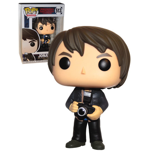 Funko POP! Television Netflix Stranger Things ##513 Jonathan (With Camera) - New, Mint Condition