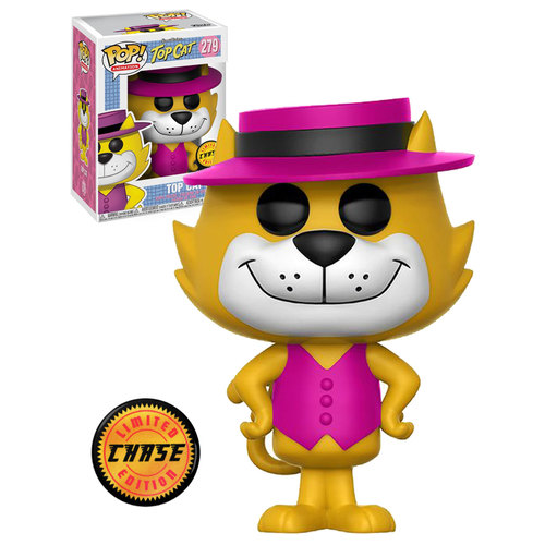 Funko POP! Animation Top Cat Limited Edition Chase Hanna Barbera #279 Top Cat New Mint Condition