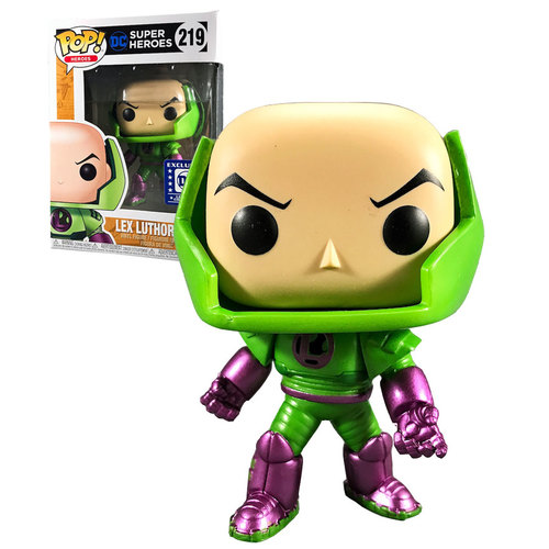 Funko POP! Heroes DC Super Heroes #219 Lex Luthor - Exclusive DC Legion Of Collectors - New, Mint Condition 