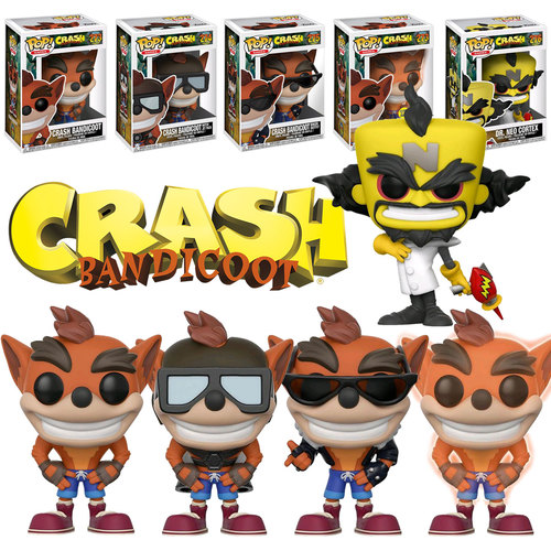 Funko POP! Games Crash Bandicoot Bundle (5 POPs) - New, Mint Condition
