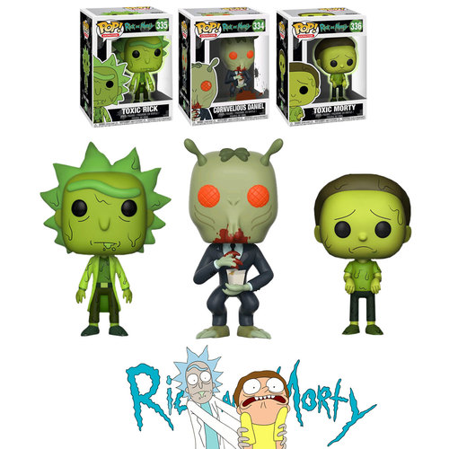 Funko POP! Animation Rick And Morty Series 3 Bundle (3 POPs) - New, Mint Condition