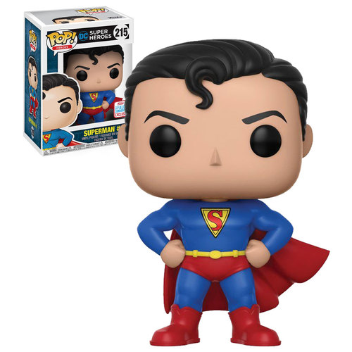 Funko Pop! Heroes DC Super Heroes #215 Superman #1 - Funko 2017 New York Comic Con (NYCC) Limited Edition - New, Mint