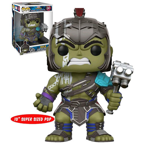 Funko POP! Marvel Thor 3 Ragnarok #241 Hulk (Gladiator) - 10" Super Sized Pop - New, Mint