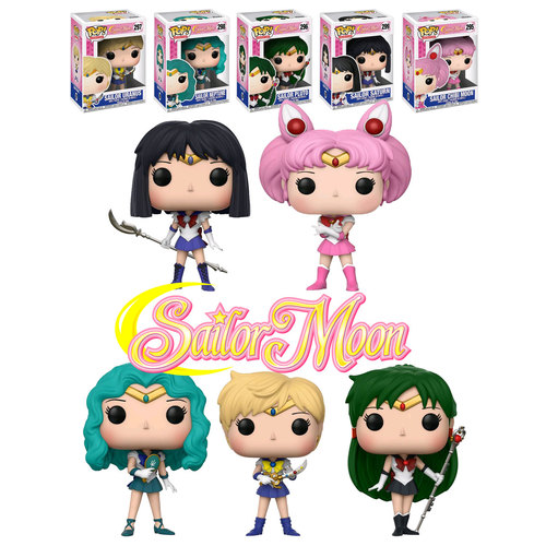 Funko POP! Animation Sailor Moon Bundle (5 POPs) Wave 2 - New, Mint Condition