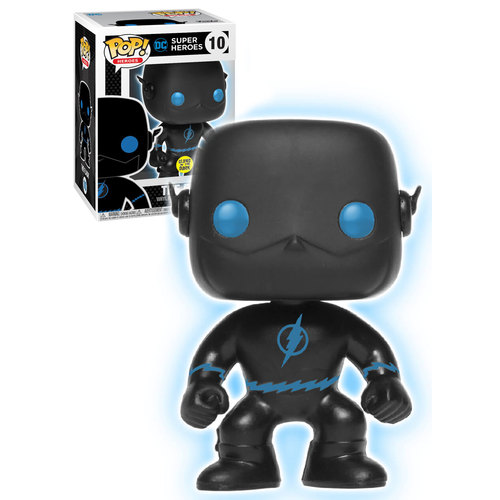 Funko POP! Heroes DC Super Heroes Justice League #10 The Flash Silhouette (Glows In The Dark) - New, Mint Condition