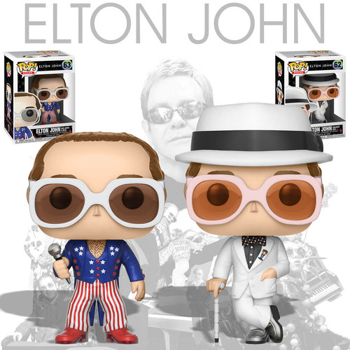 Funko POP! Rocks Elton John Bundle (2 POPs) - New, Mint Condition