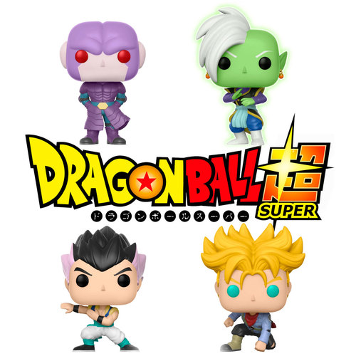 Funko POP! Animation Dragonball Super Exclusives Bundle (4 POPs) - New, Mint Condition