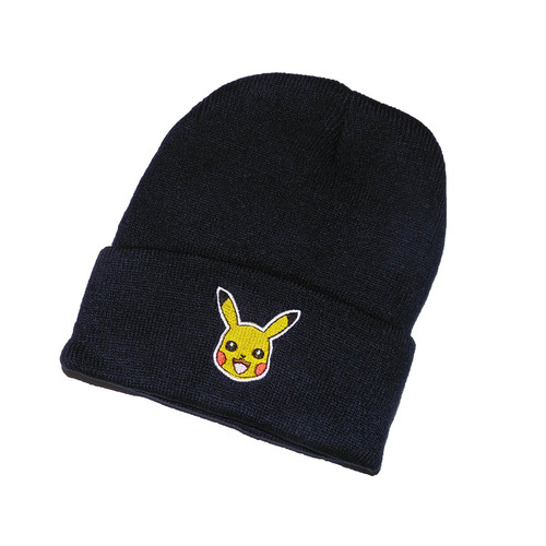 Pokemon Pikachu Knit Beanie - 5 Colours - 1 Size Fits All [Colour: Black]
