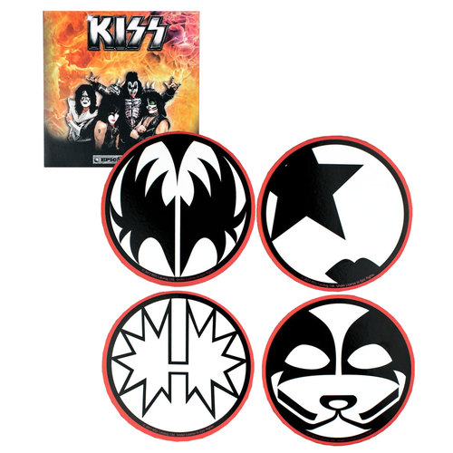 Ikon Collectibles KISS Collectible Coasters (Set Of Four) - New In Package