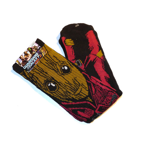 Loot Crate Marvel Groot Guardians Of The Galaxy Exclusive Crew Socks Mens Shoe Size 8-12 NEW