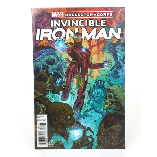 Marvel Collector Corps Invincible Ironman Comic #1 (Variant Edition) Mint Condition