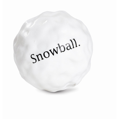 Planet Dog Orbee Tuff Ball - Snowball - Medium White Dog Toy