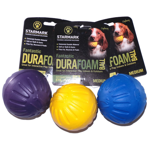 Starmark Fantastic Durable Durafoam Soft Ball in Two Sizes [Size: Medium]