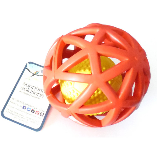 Supportive Solutions Squeaky Combo Puzzle Ball [Size: Large]