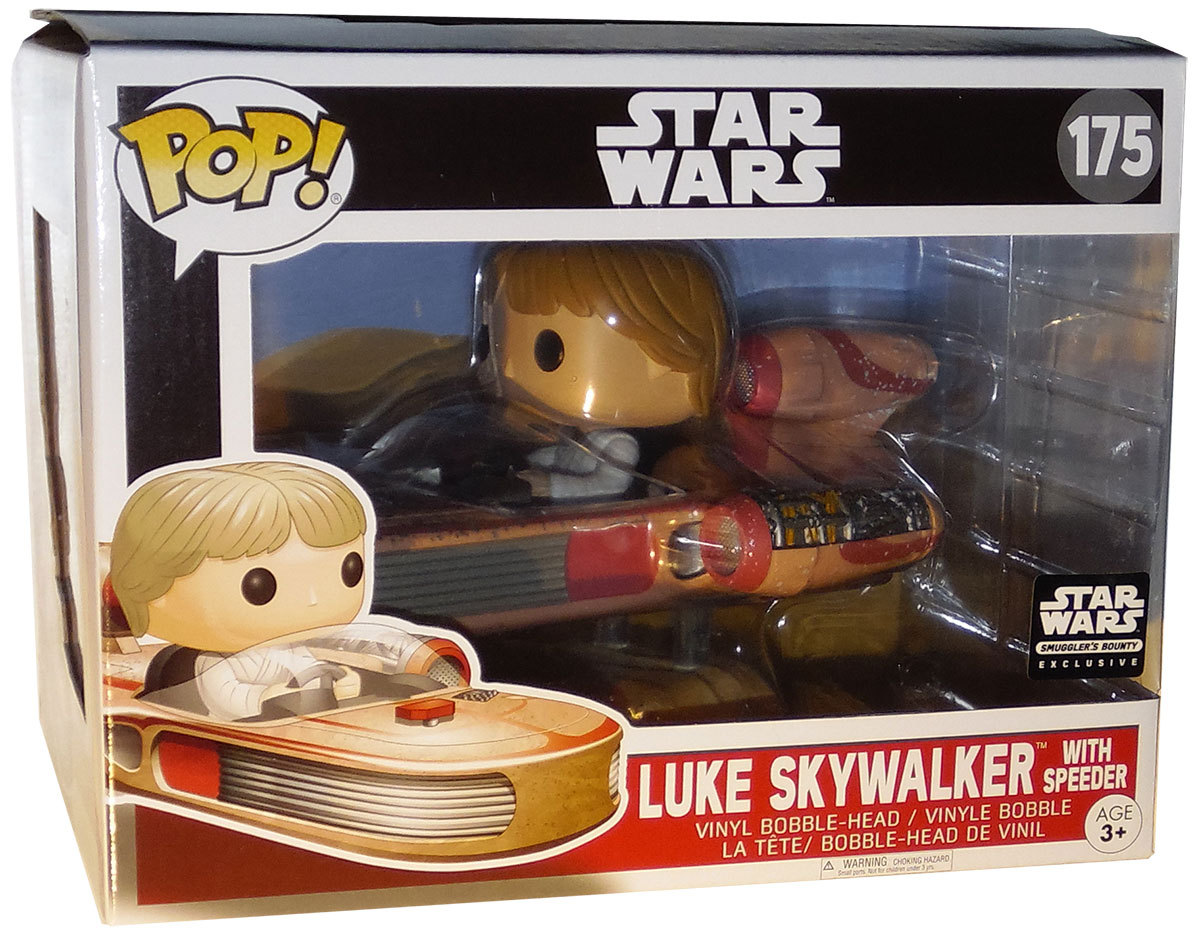 luke skywalker on speeder bike pop