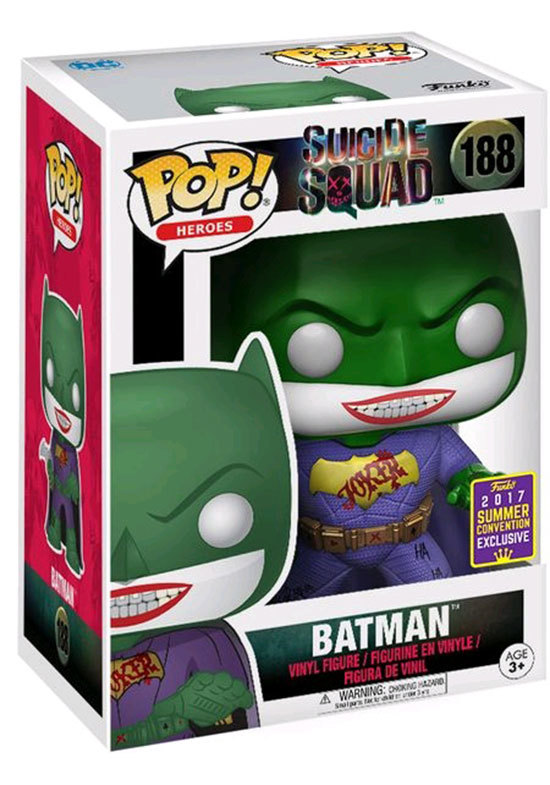 Funko POP! SDCC Comic-Con Exclusive DC Suicide Squad #188 Joker 