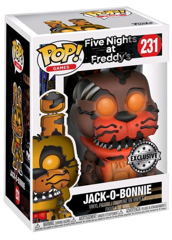 Funko Five Nights at Freddy's - Jack-O-Bonnie GITD EXC POP! Vinyl Figure  #231