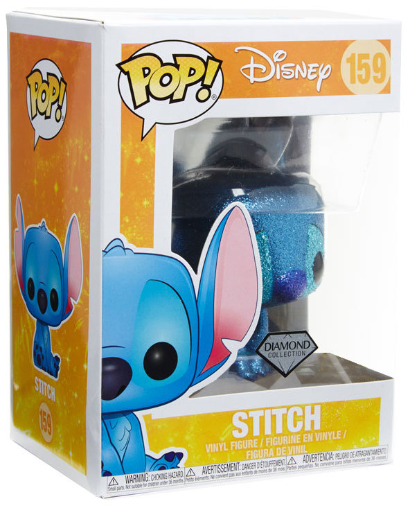 Disney Vinyl Figur Lilo & Stitch 26038 Funko Pop #159 Stitch Glitter 