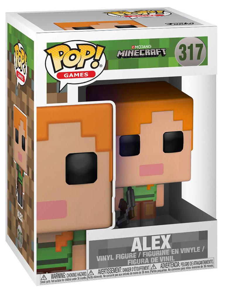 minecraft funko pop keychain