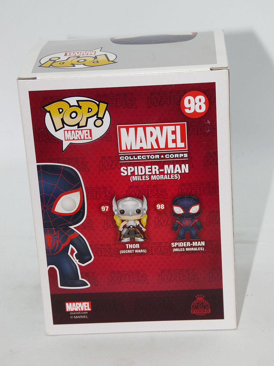Funko POP! Marvel #98 Spider-Man (Miles Morales) - Collector Corps ...