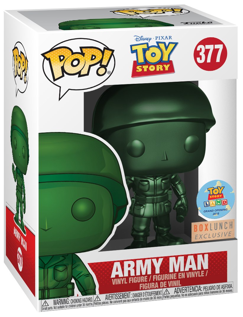 metallic army man pop
