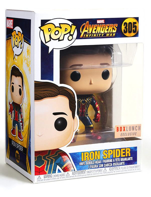 iron spider funko pop infinity war