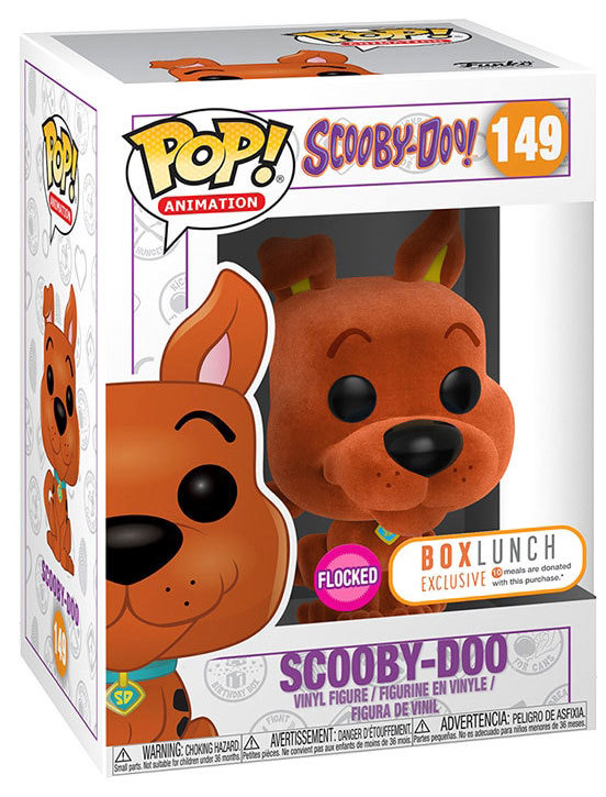 scooby doo flocked pop