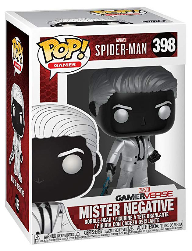 funko pop spiderman negative