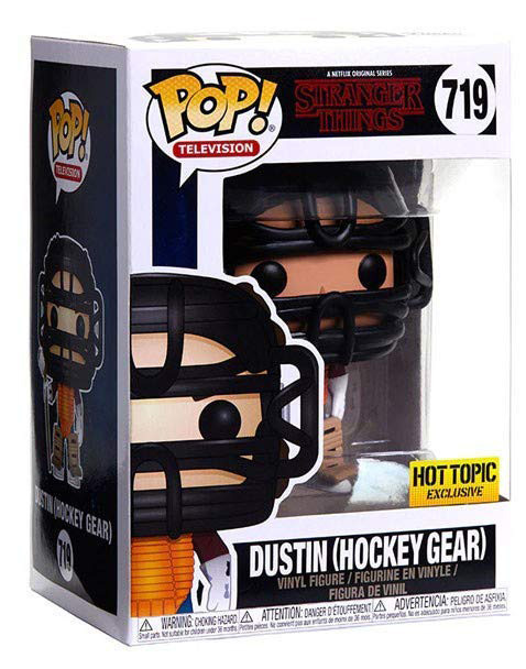 funko pop dustin hockey gear